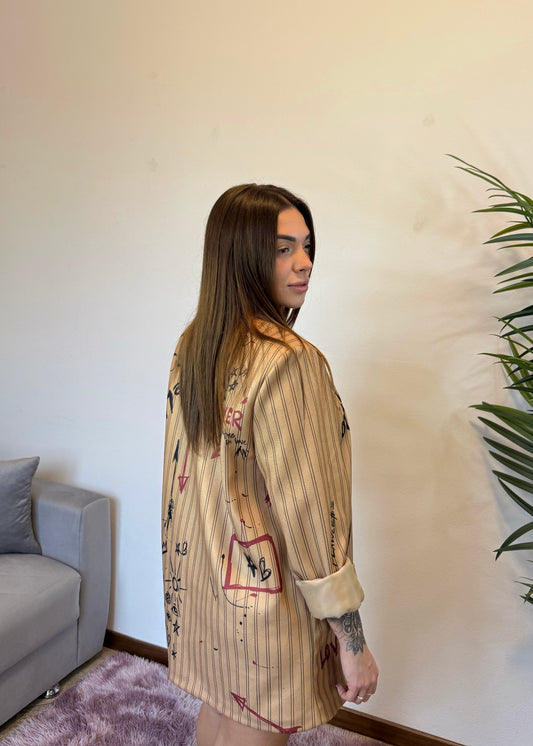 GIACCA NEW YORK BEIGE