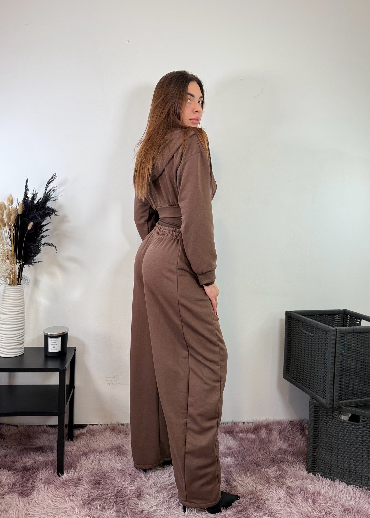 CORD SET SOFT MARRONE