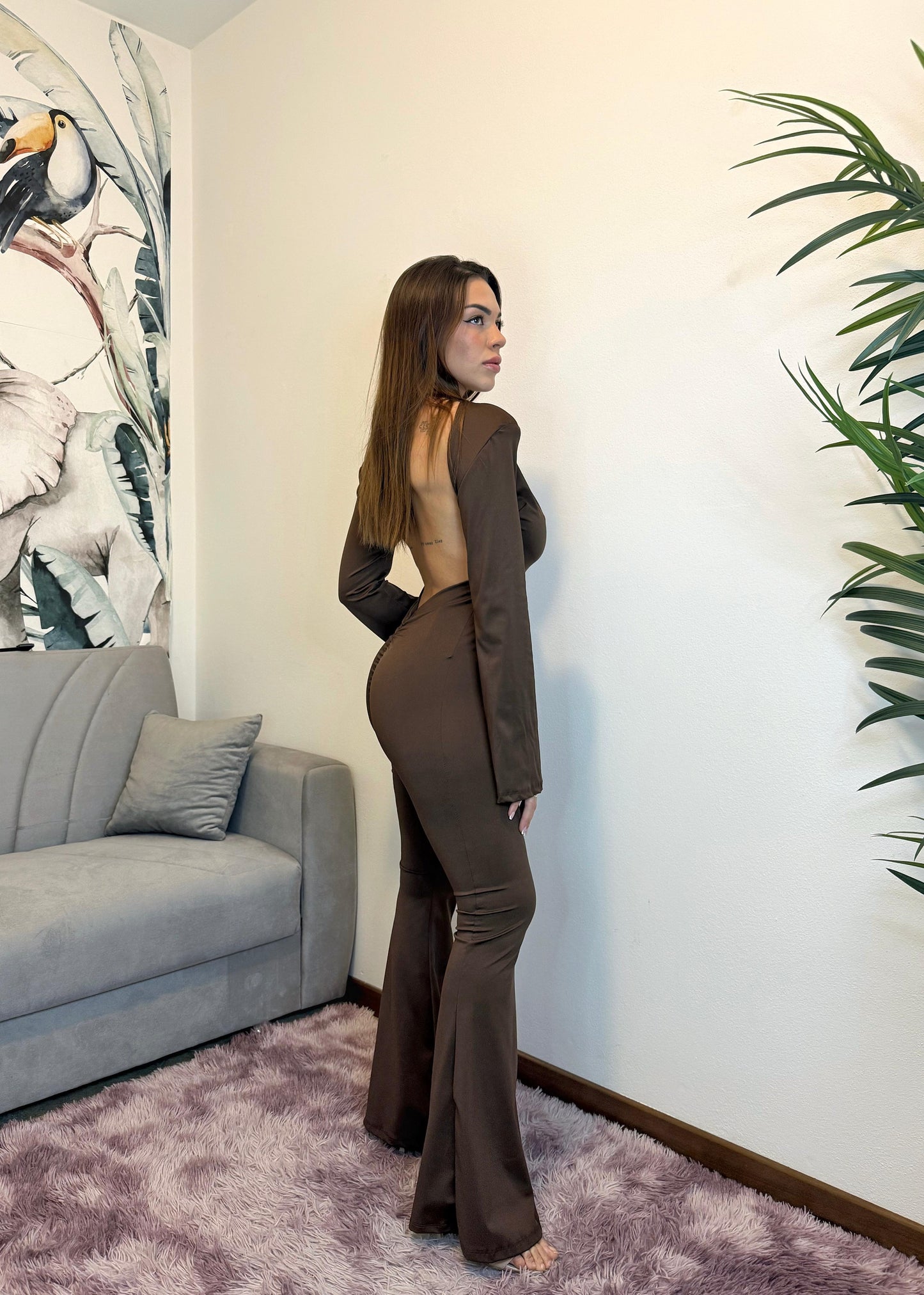 JUMPSUIT COCO BROWN