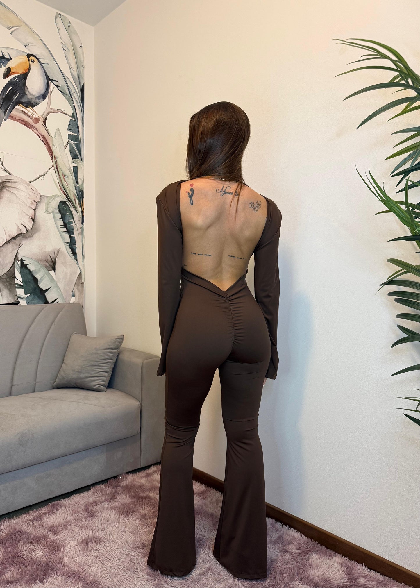 JUMPSUIT COCO BROWN