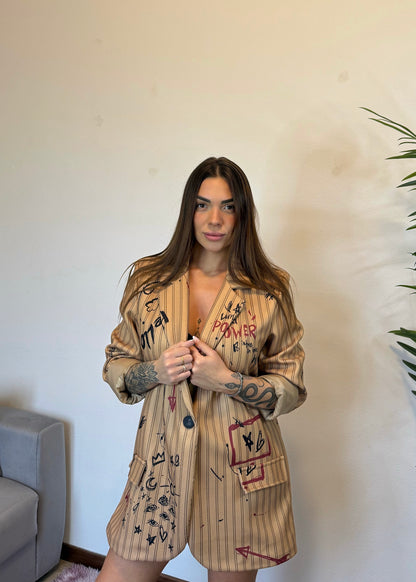 GIACCA NEW YORK BEIGE