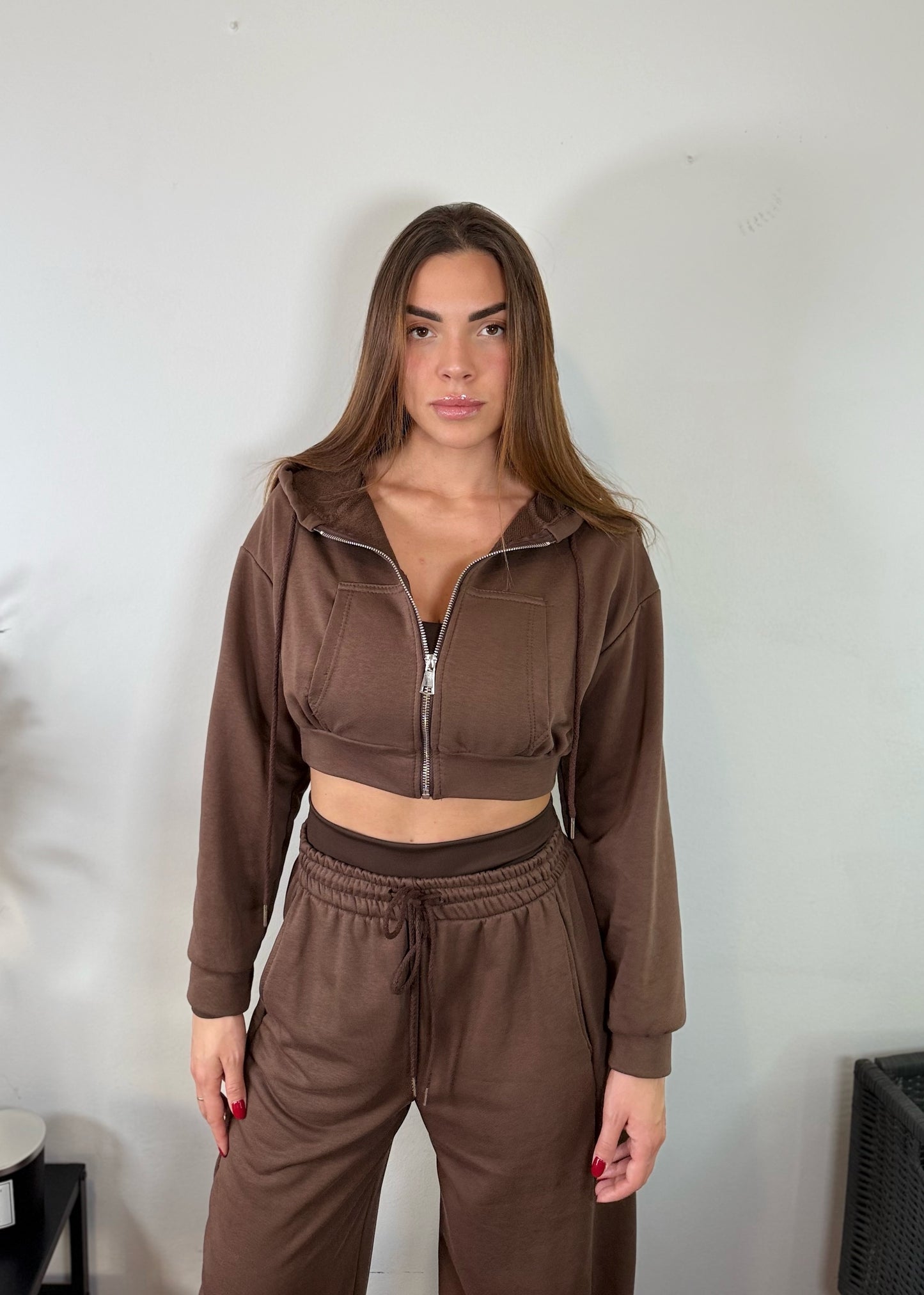 CORD SET SOFT MARRONE