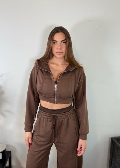 CORD SET SOFT MARRONE