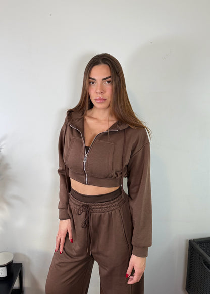 CORD SET SOFT MARRONE