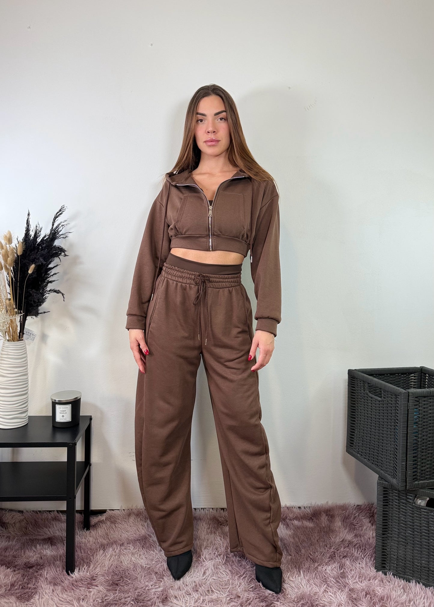 CORD SET SOFT MARRONE